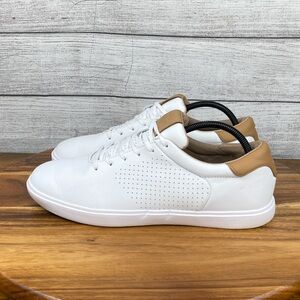 Travis Matthew Cuater Phenom White Leather Shoe Sneaker Men’s Size 10